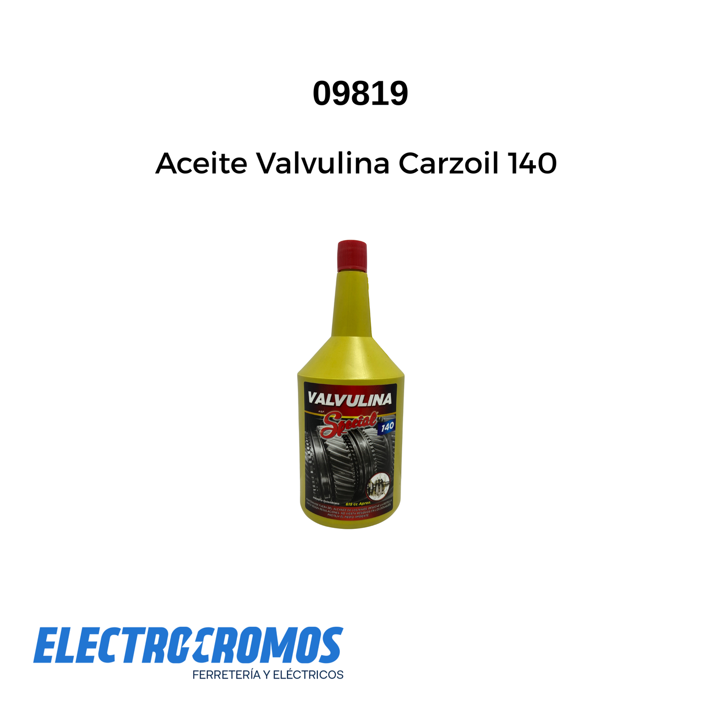 Aceite Valvulina Carzoil 140 1/4 Chupo