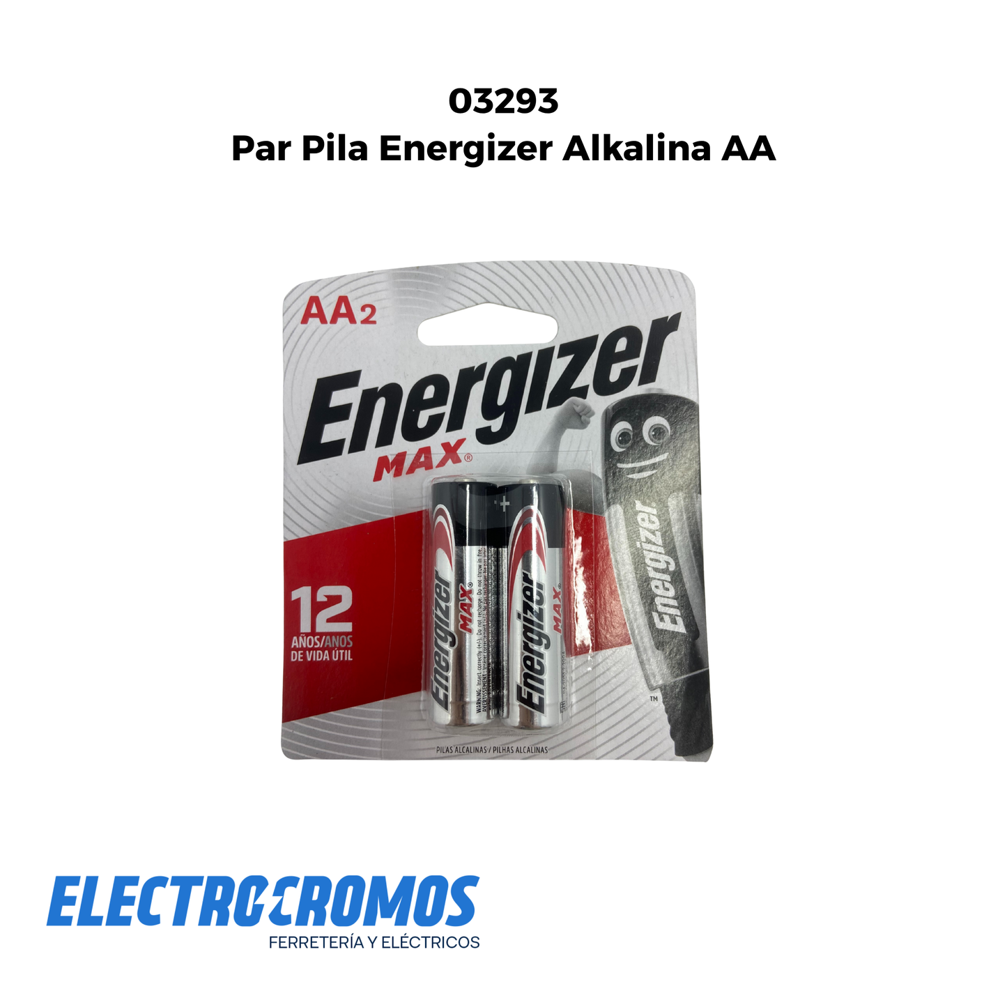 Par Pila Energizer Alkalina AA