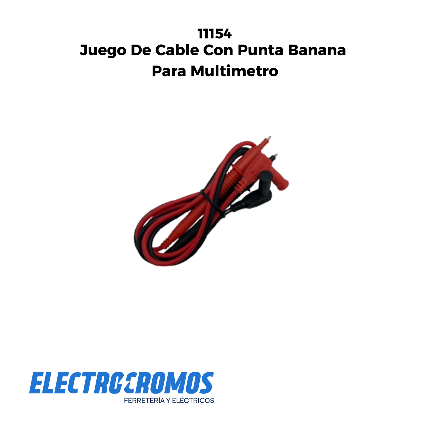 Juego De Cable Con Punta Banana Para Multimetro