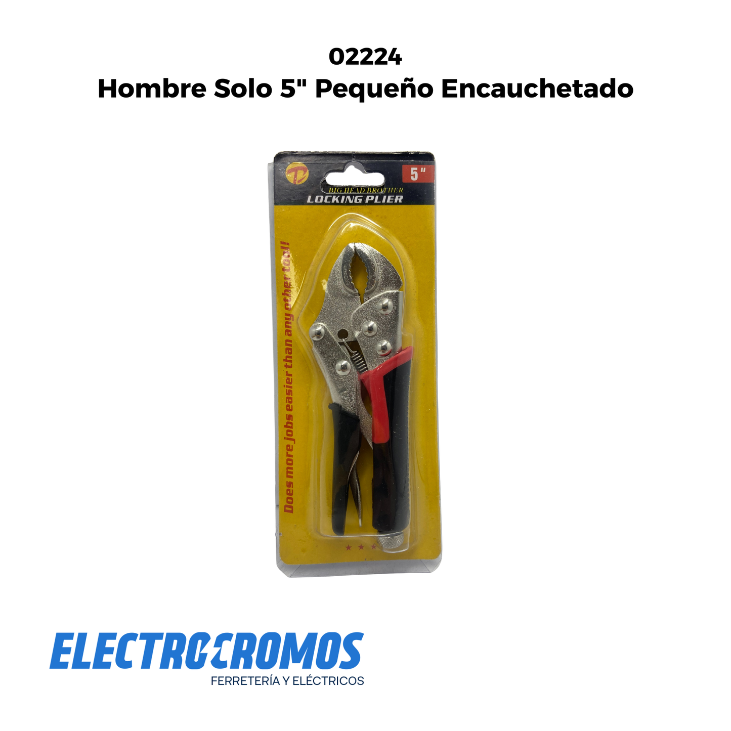 Hombre Solo 5" Pequeño Encauchetado