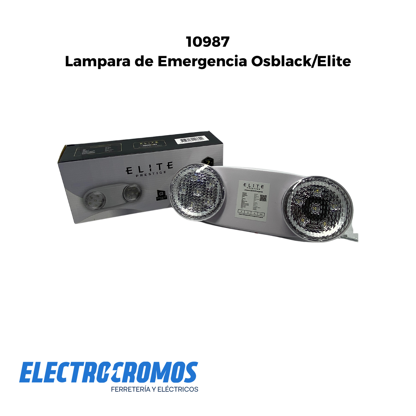 Lampara de Emergencia Osblack/Elite