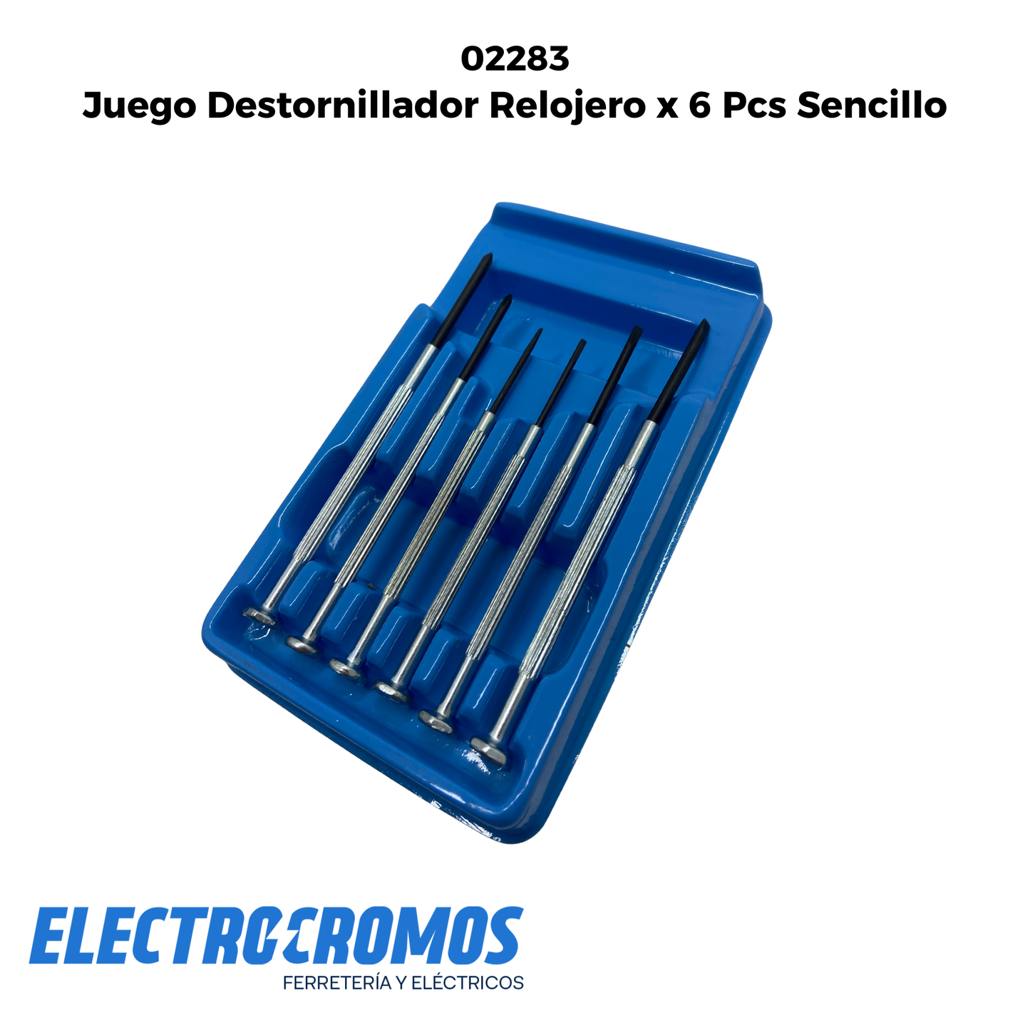 Juego Destornillador Relojero x 6 Pcs Sencillo
