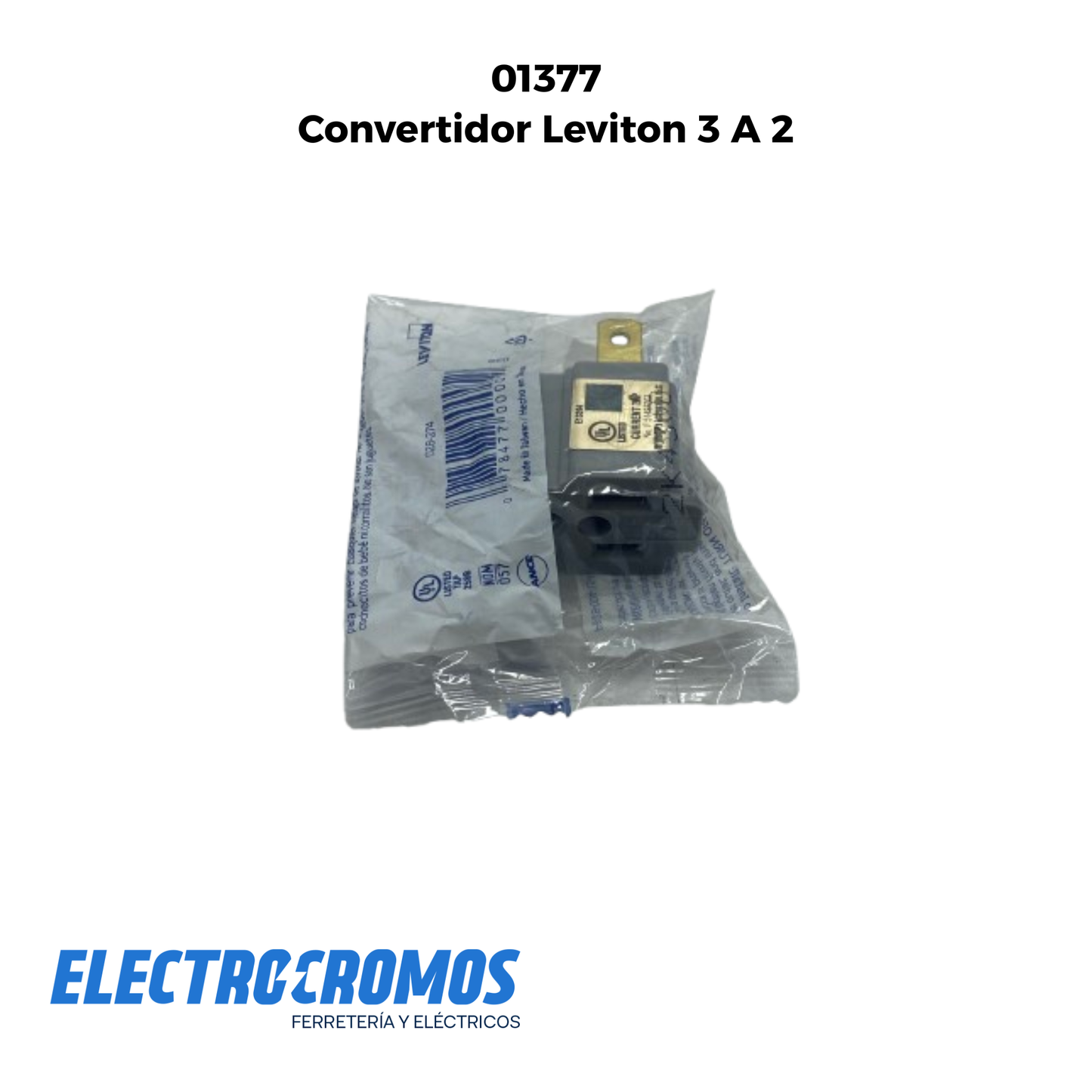 Convertidor Leviton 3 A 2
