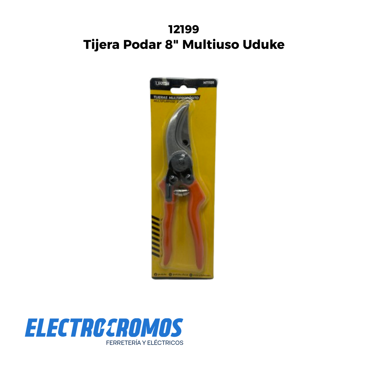 Tijera Podar 8" Multiuso Uduke