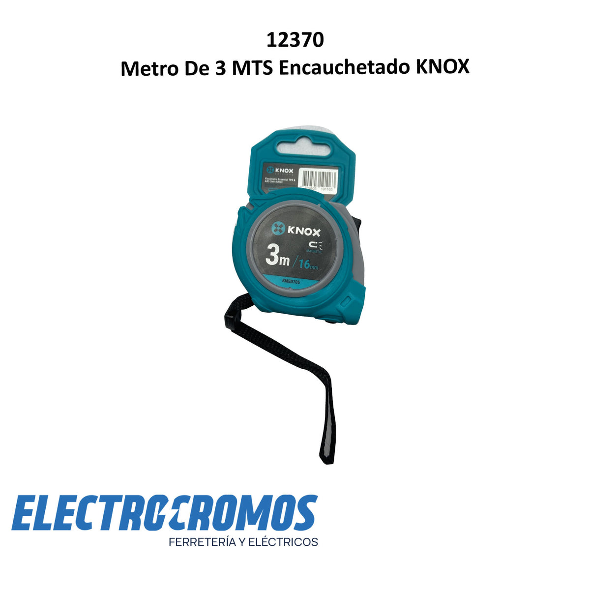 Metro De 3 MTS Encauchetado KNOX