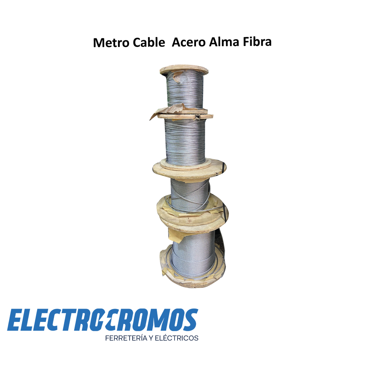 Metro Cable  Acero Alma Fibra