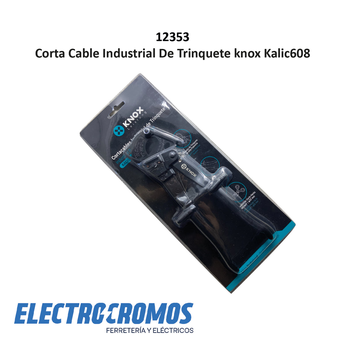 Corta Cable Industrial De Trinquete knox Kalic608