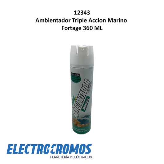 Ambientador Triple Accion Marino Fortage 360 ML