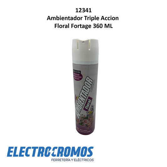 Ambientador Triple Accion Floral Fortage 360 ML