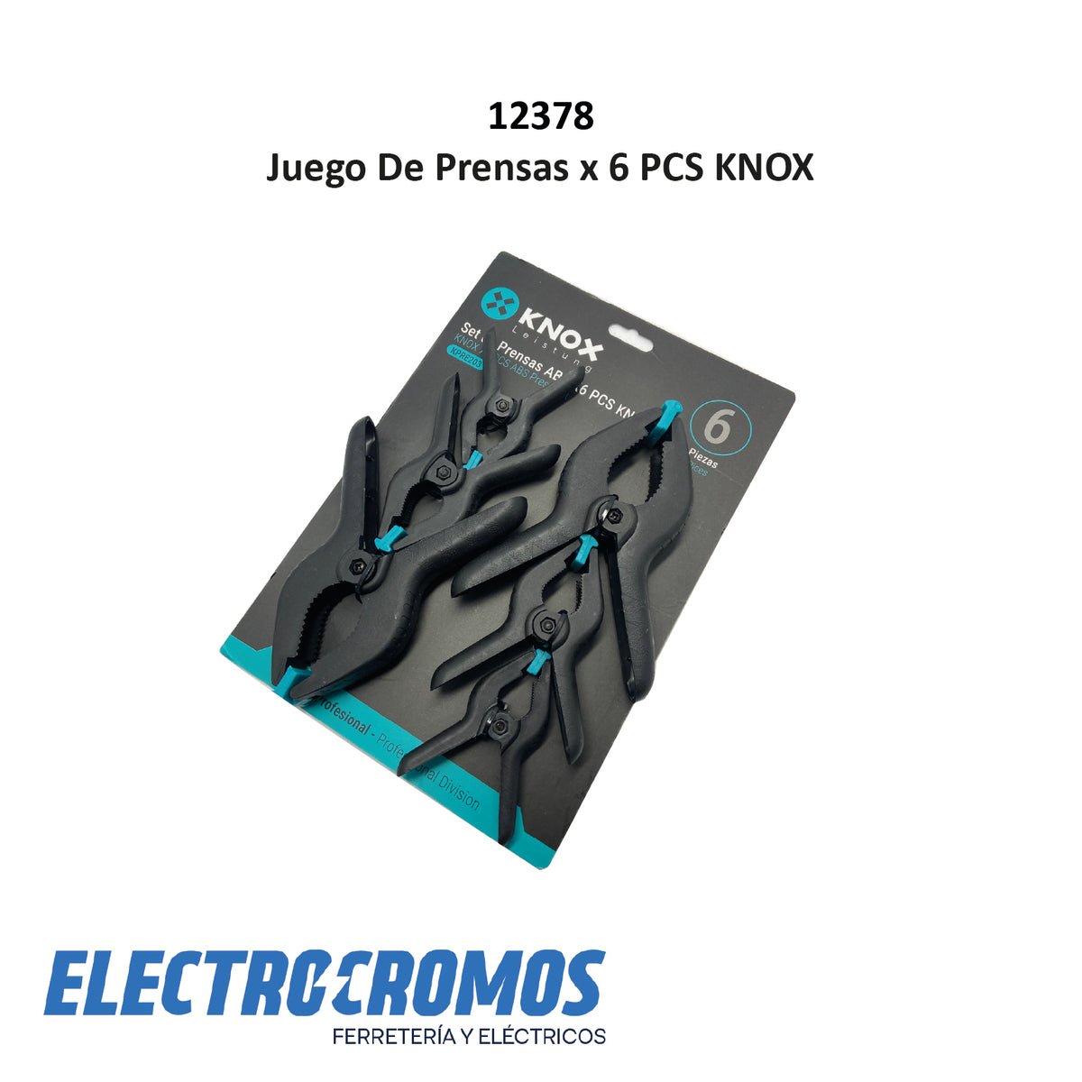 Juego De Prensas x 6 PCS KNOX
