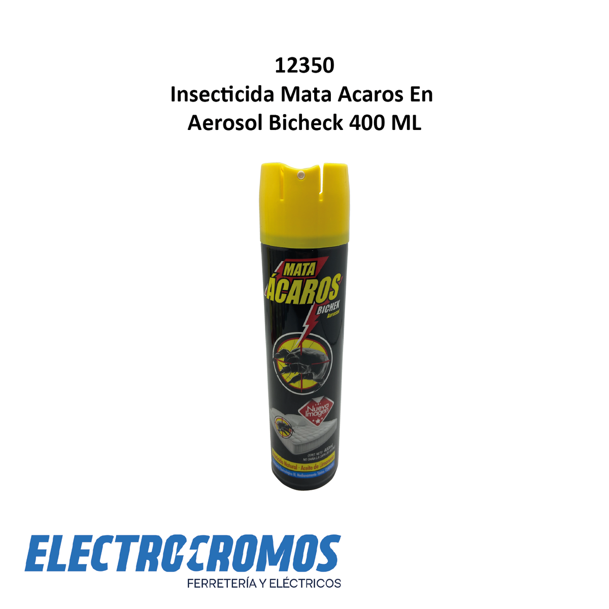 Insecticida Mata Acaros En Aerosol Bicheck 400 ML