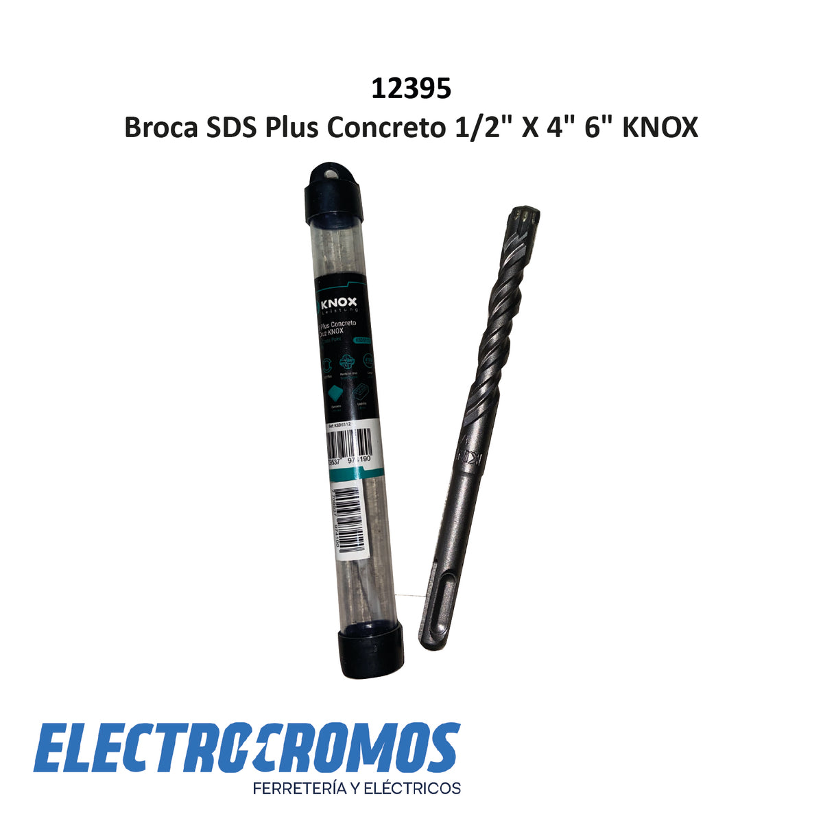 Broca SDS Plus Concreto 1/2" X 4" 6" KNOX