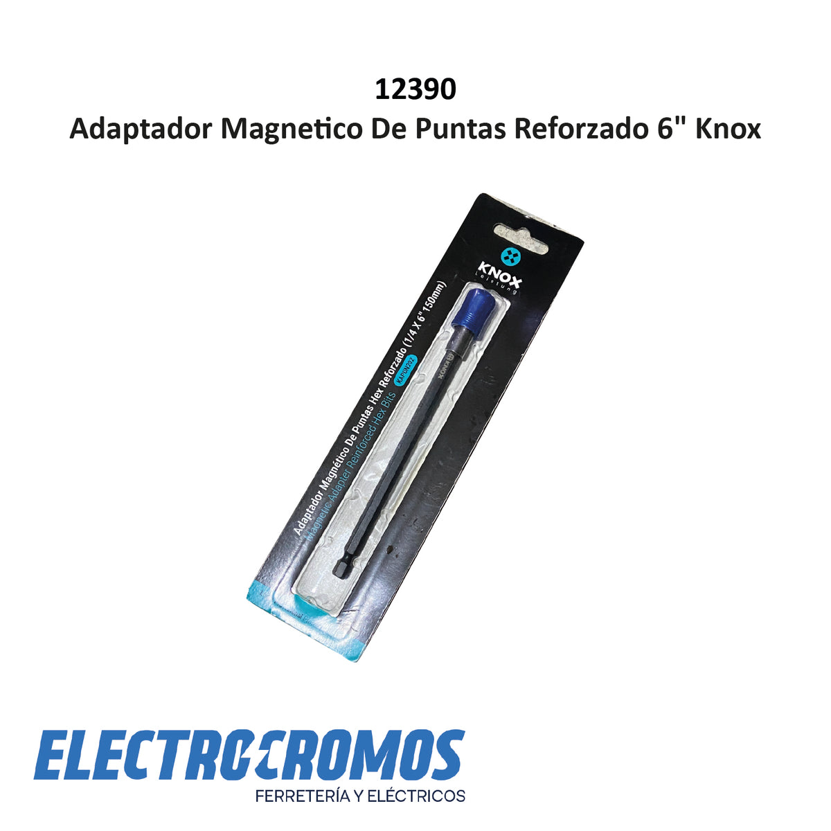 Adaptador Magnetico De Puntas Reforzado 6" Knox