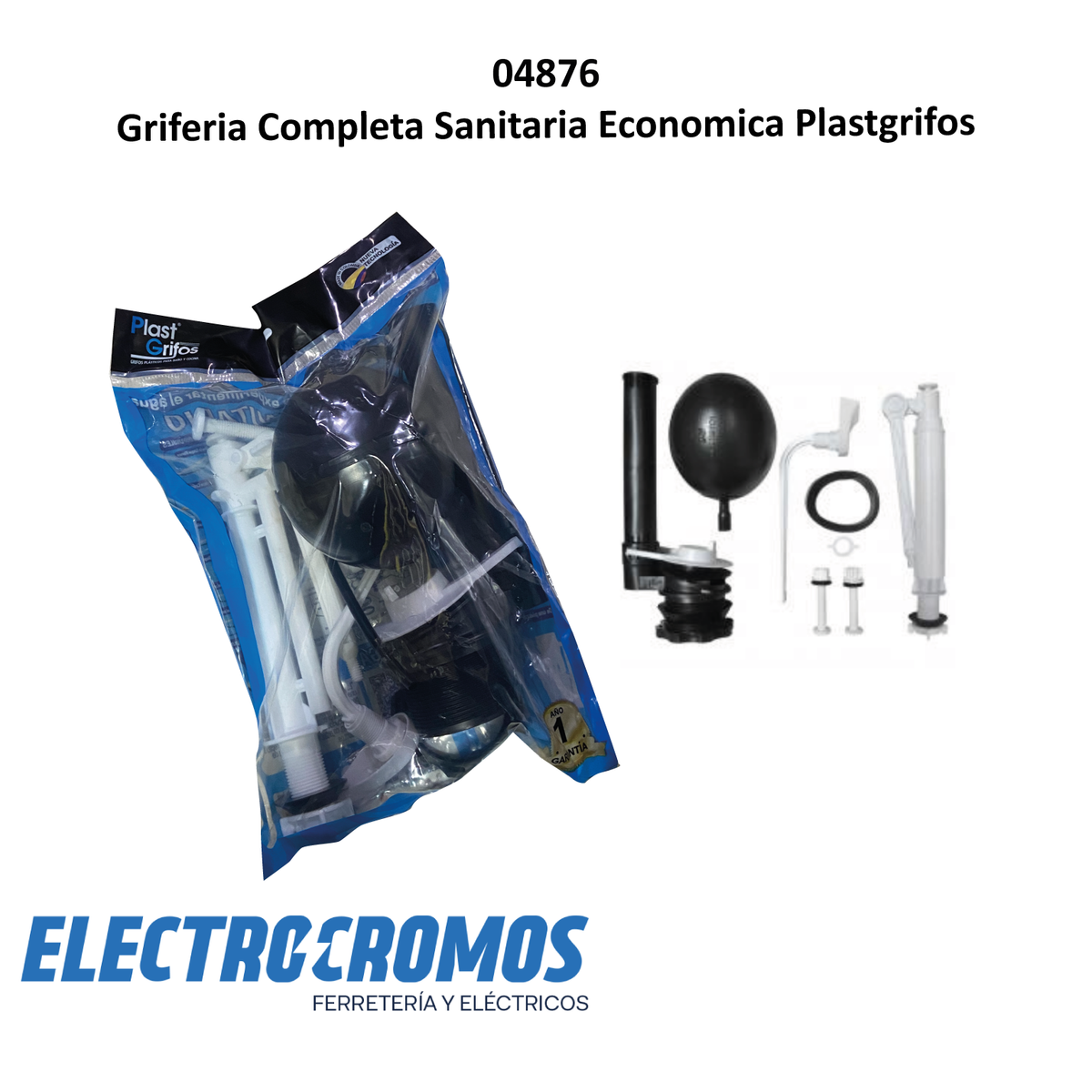 Griferia Completa Sanitaria Economica Plastgrifos