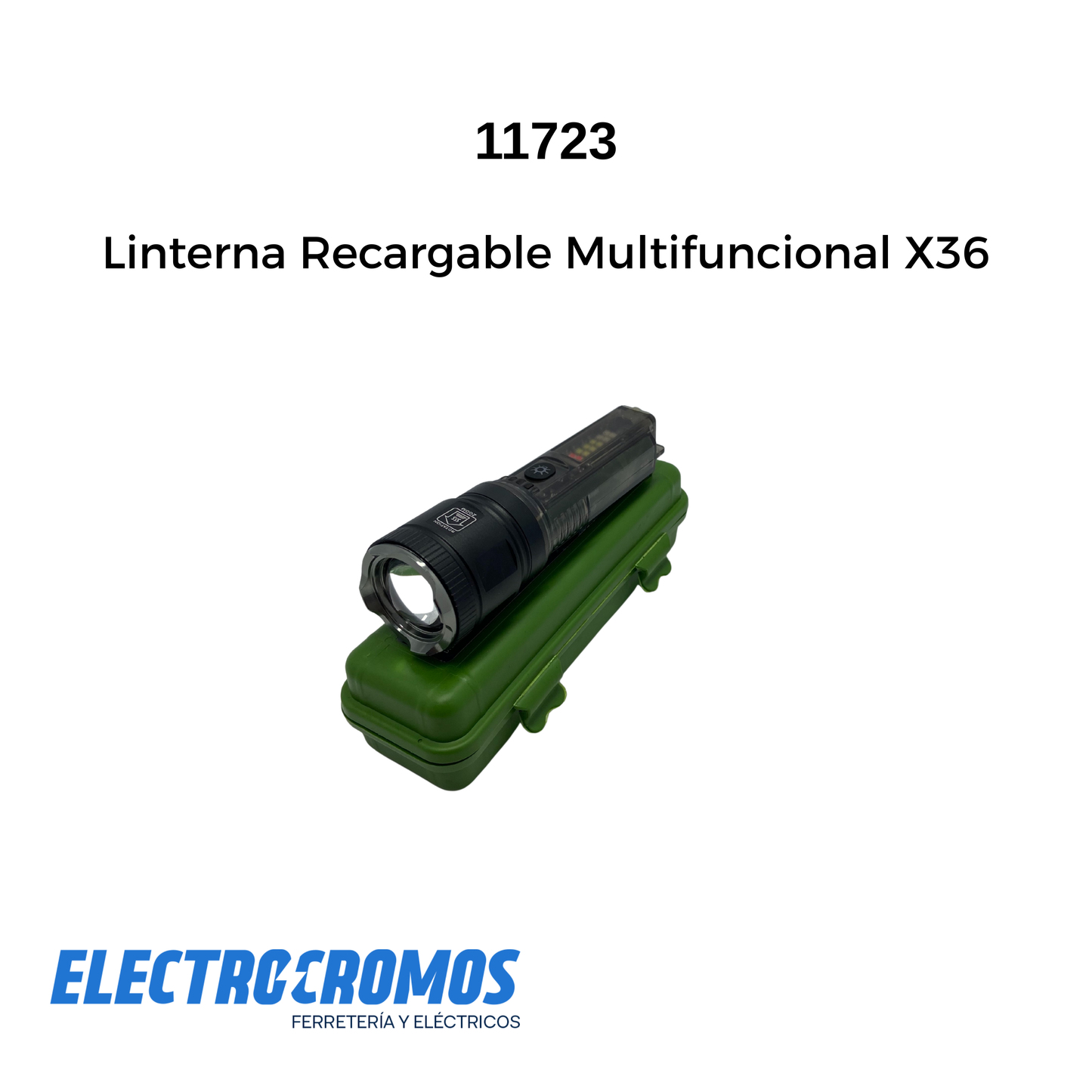 Linterna  Recargable Multifuncional x36 Light Boss