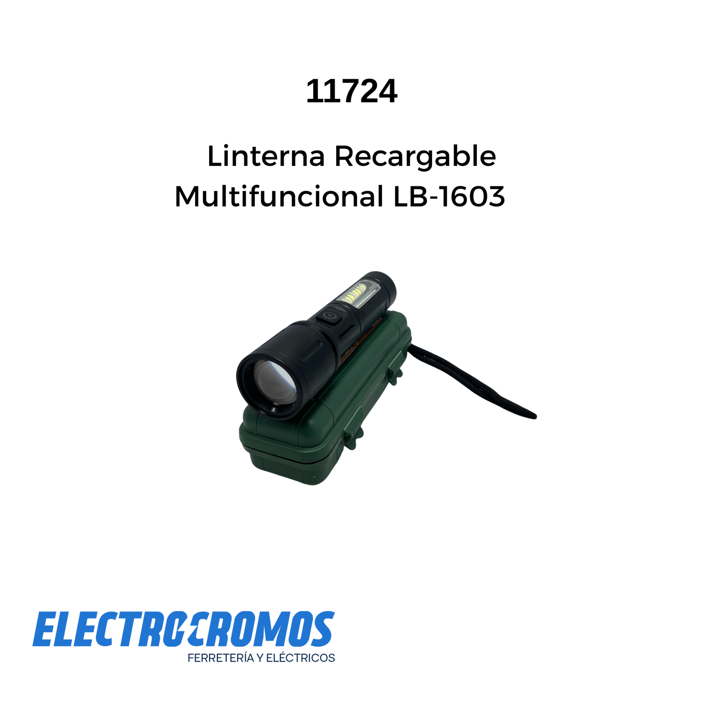 Linterna Recargable Multifuncional LB-1603