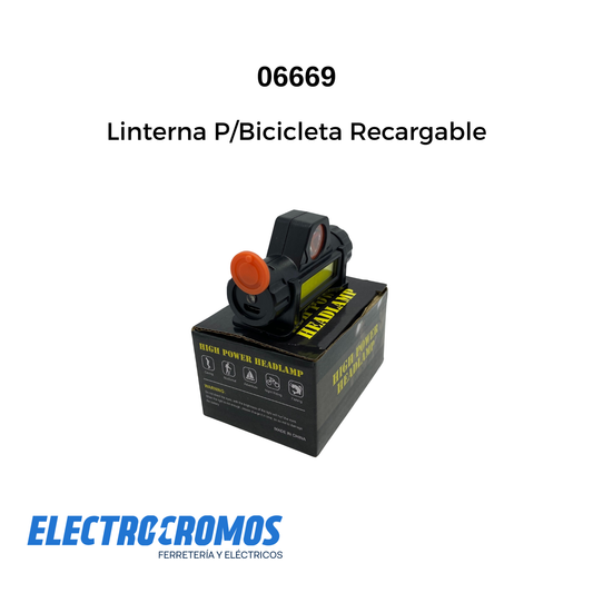 Linterna P/ Bicicleta Recargable AS1010