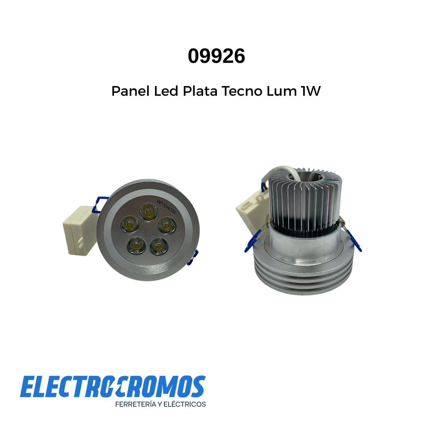 Panel Led Plata Tecno Lum 1W