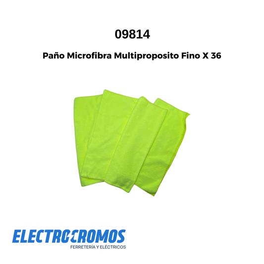Paño Microfibra Multiproposito Fino X 36