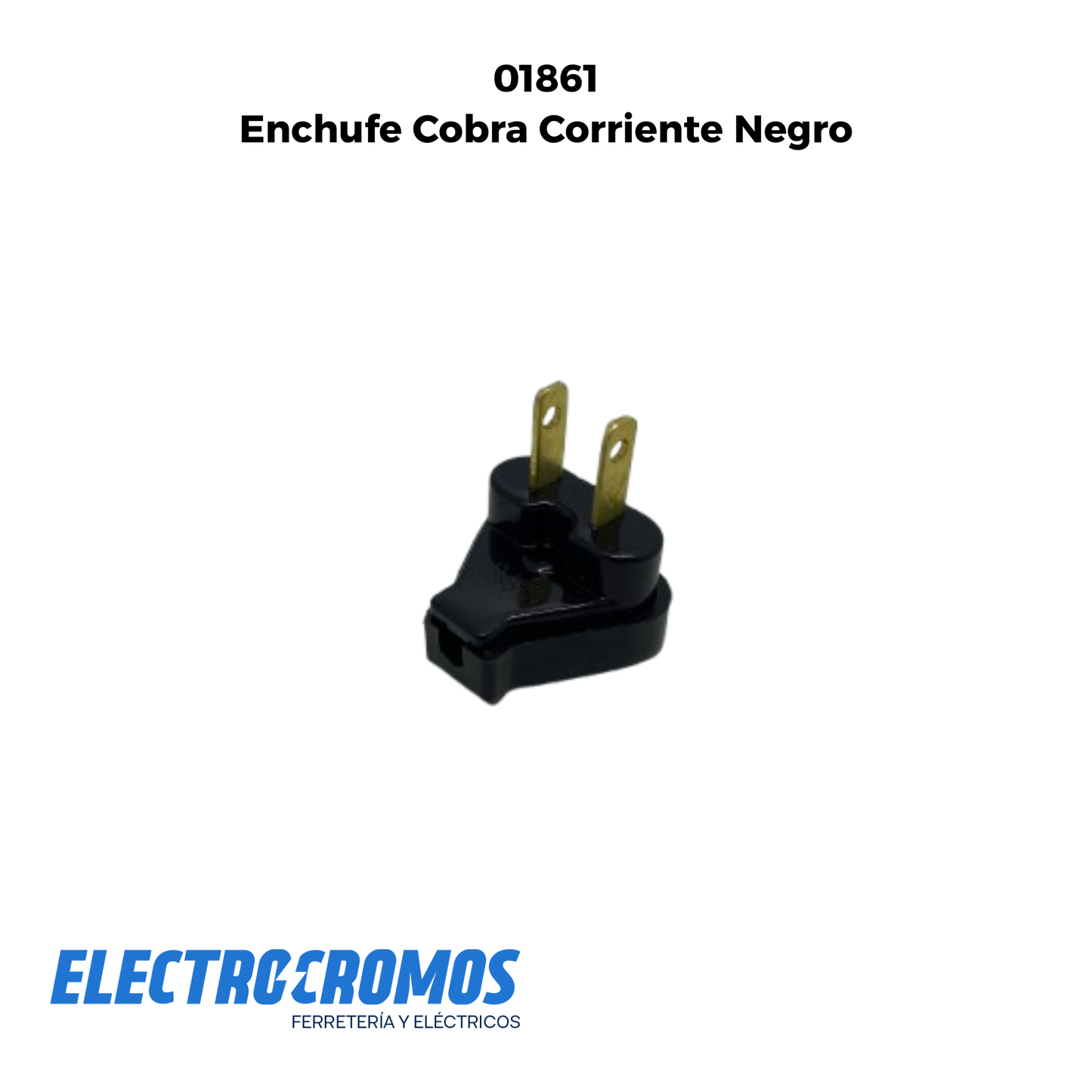 Enchufe Cobra Corriente Negro