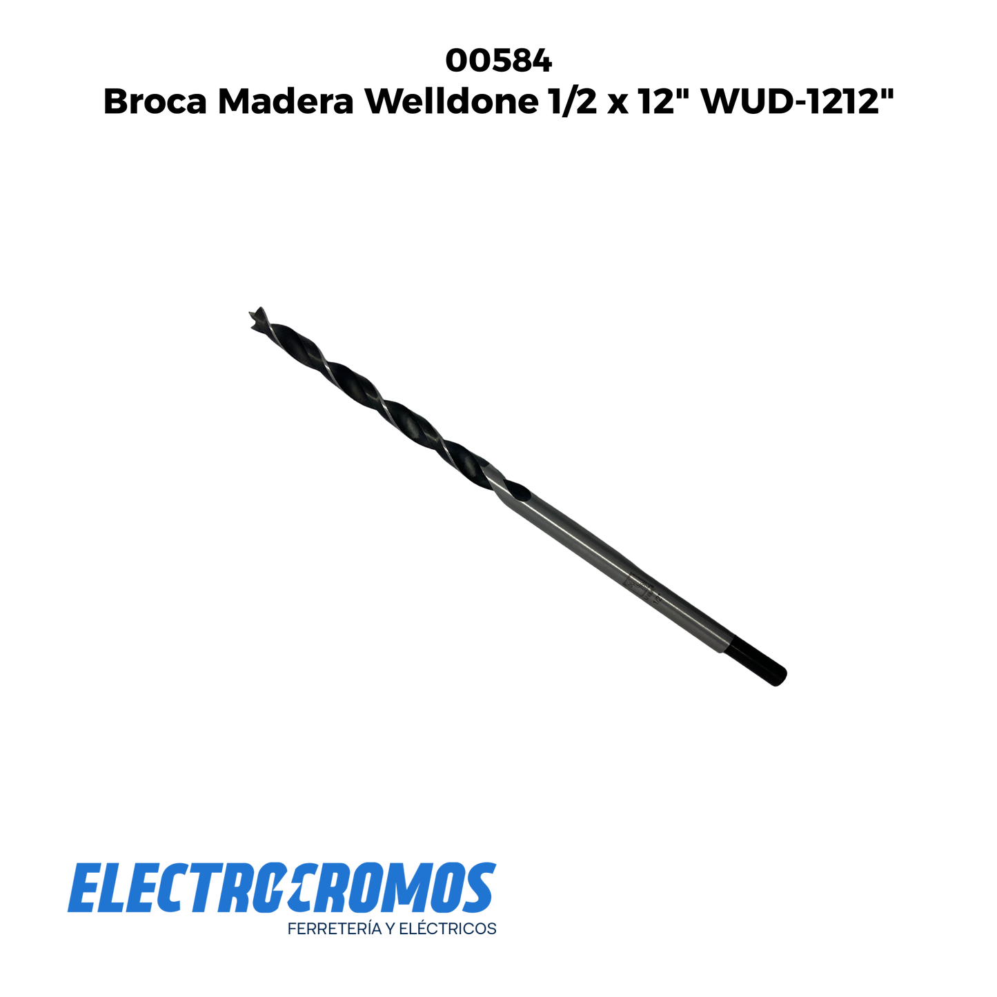 Broca Madera Welldone 1/2 x 12" WUD-1212"
