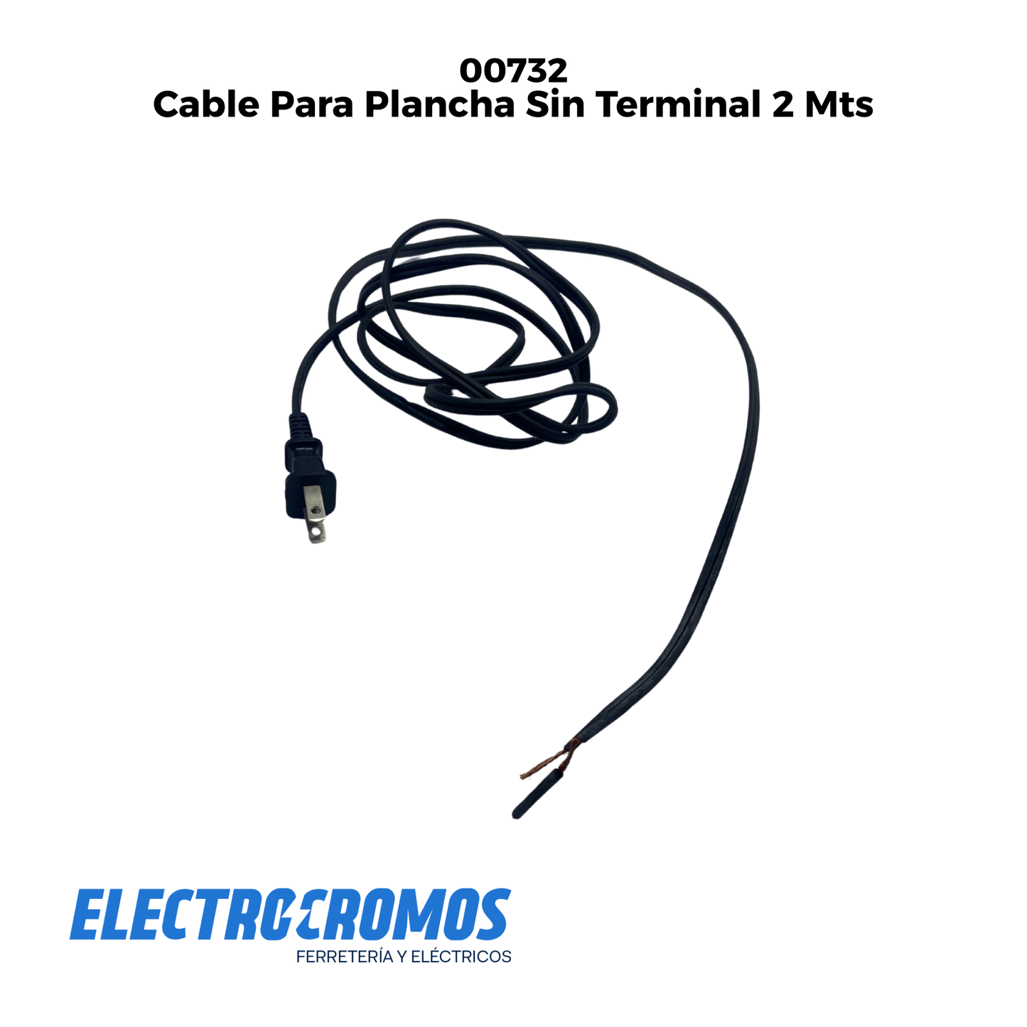 Cable Para Plancha Sin Terminal 2 Mts
