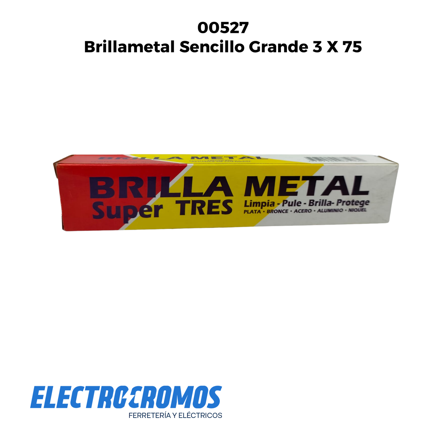 Brillametal Sencillo Grande 3 X 75