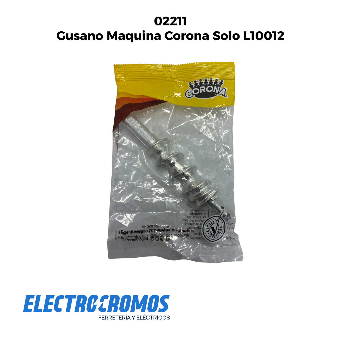 Gusano Maquina Corona Solo L10012