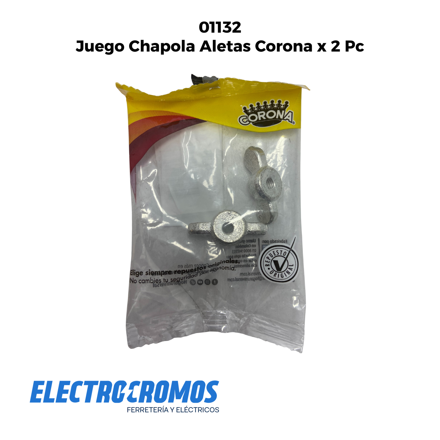 Juego Chapola Aletas Corona x 2 Pc