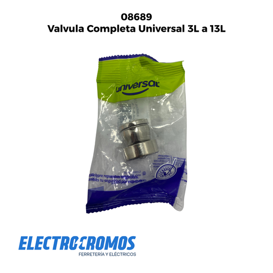 Valvula Completa Universal 3L a 13L