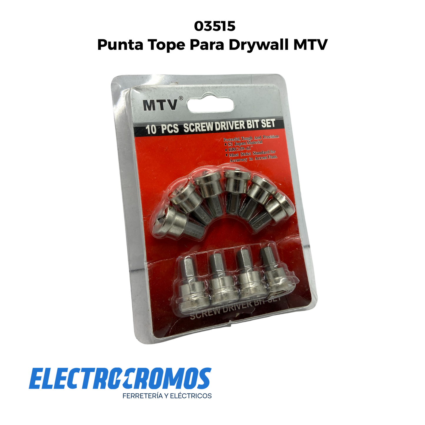 Punta Tope Para Drywall MTV