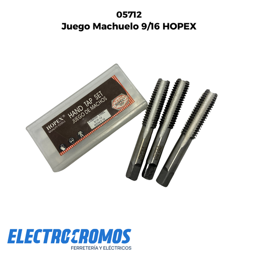 Juego Machuelo 9/16 HOPEX