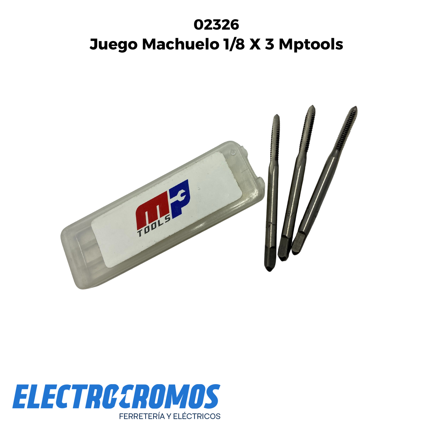 Juego Machuelo 1/8 X 3 Mptools