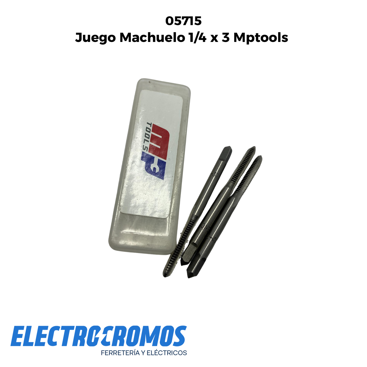 Juego Machuelo 1/4 x 3 Mptools