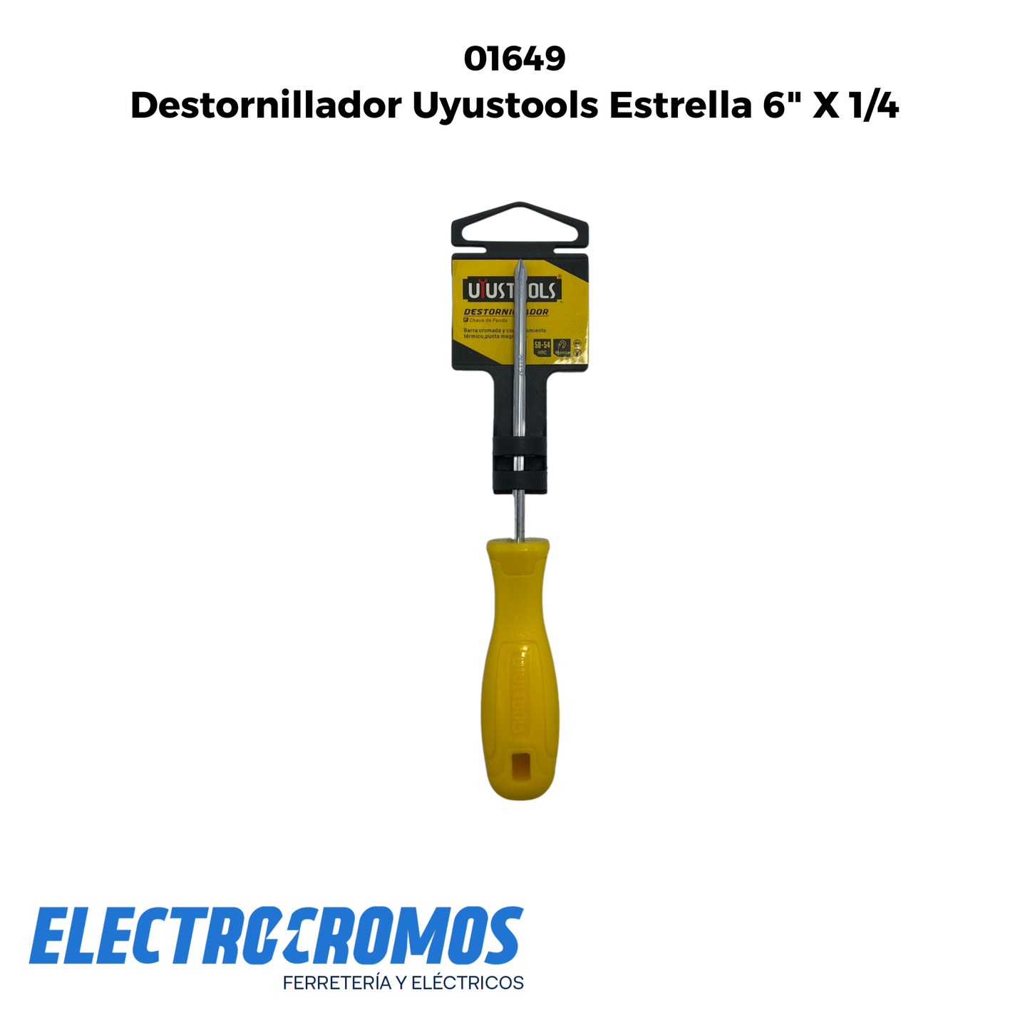 Destornillador Uyustools Estrella 6" X 1/4