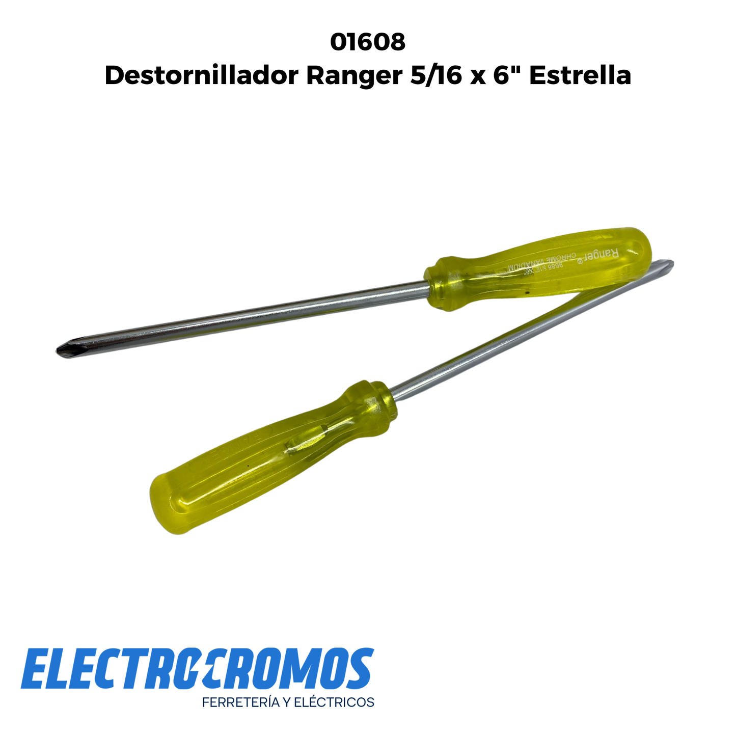 Destornillador Ranger 5/16 x 6" Estrella