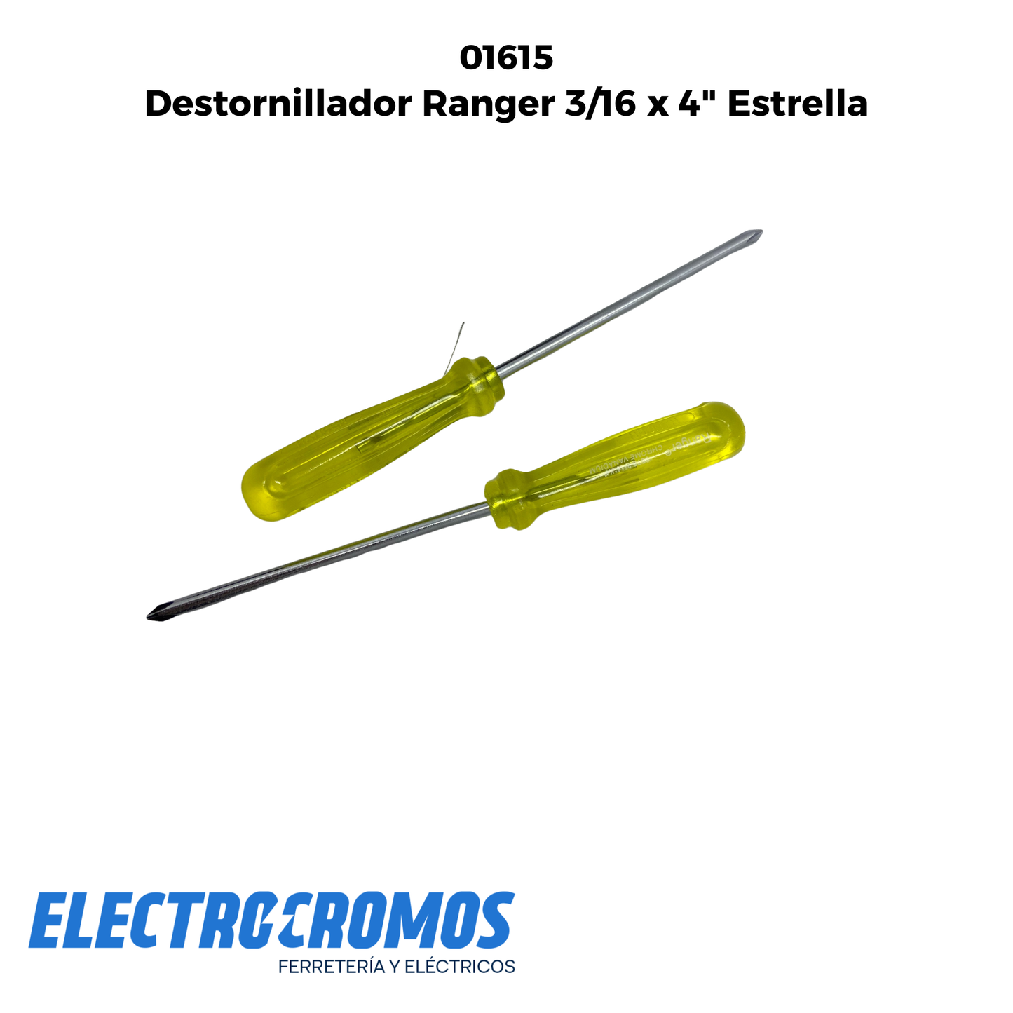 Destornillador Ranger 3/16 x 4" Estrella
