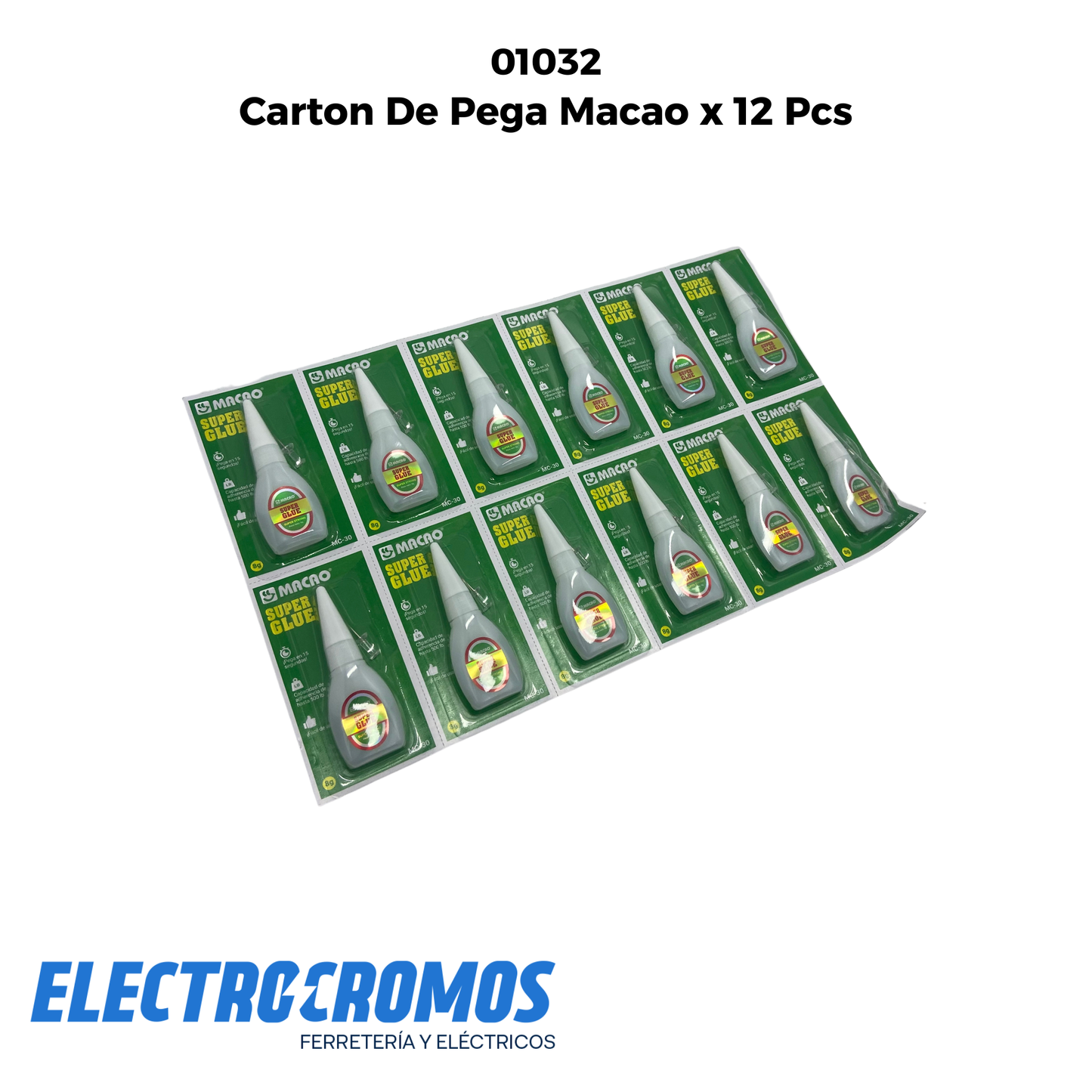 Carton De Pega Macao x 12 Pcs