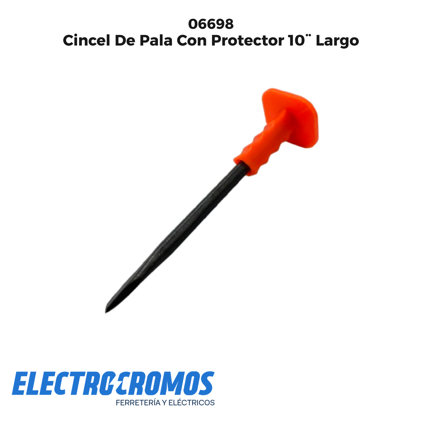 Cincel De Pala Con Protector 10¨ Largo