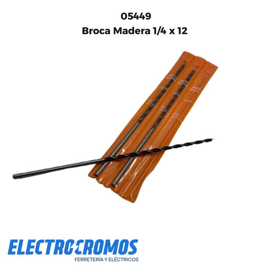 Broca Madera 1/4 x 12 Superior