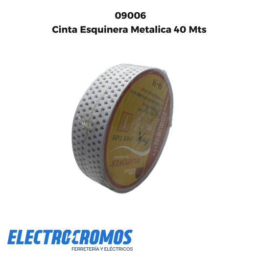 Cinta Esquinera Metalica HighPow 40 Mts