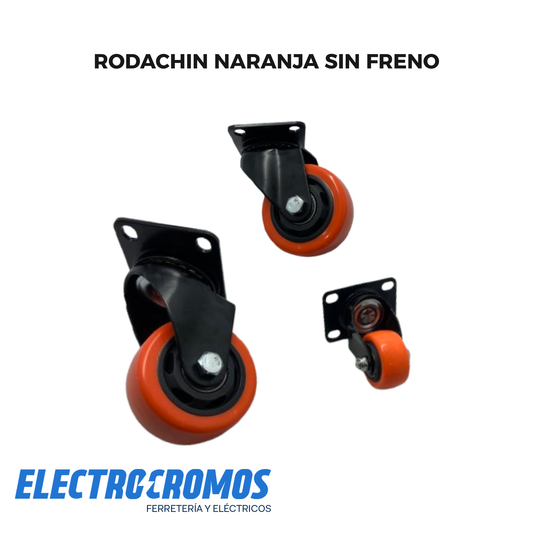 RODACHIN NARANJA SIN FRENO