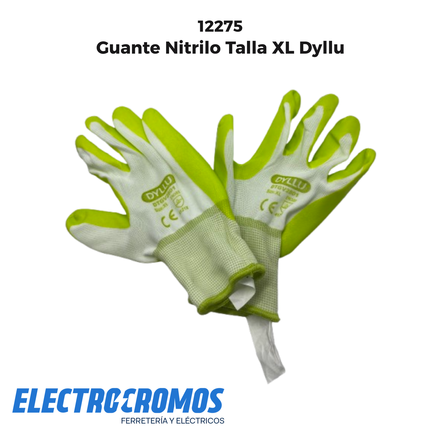 Guante Nitrilo Talla XL Dyllu
