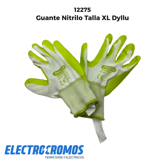 Guante Nitrilo Talla XL Dyllu