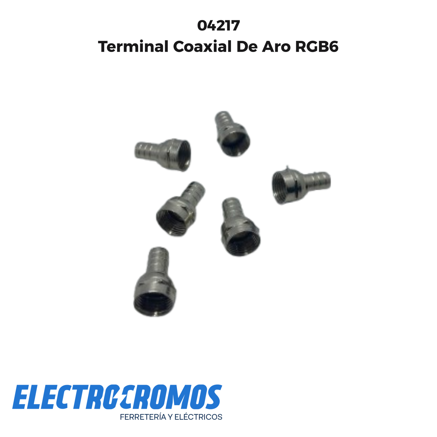 Terminal Coaxial De Aro RGB6
