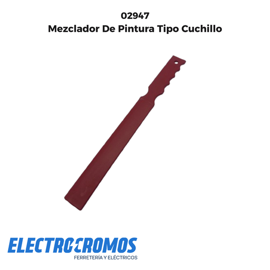 Mezclador De Pintura Tipo Cuchillo