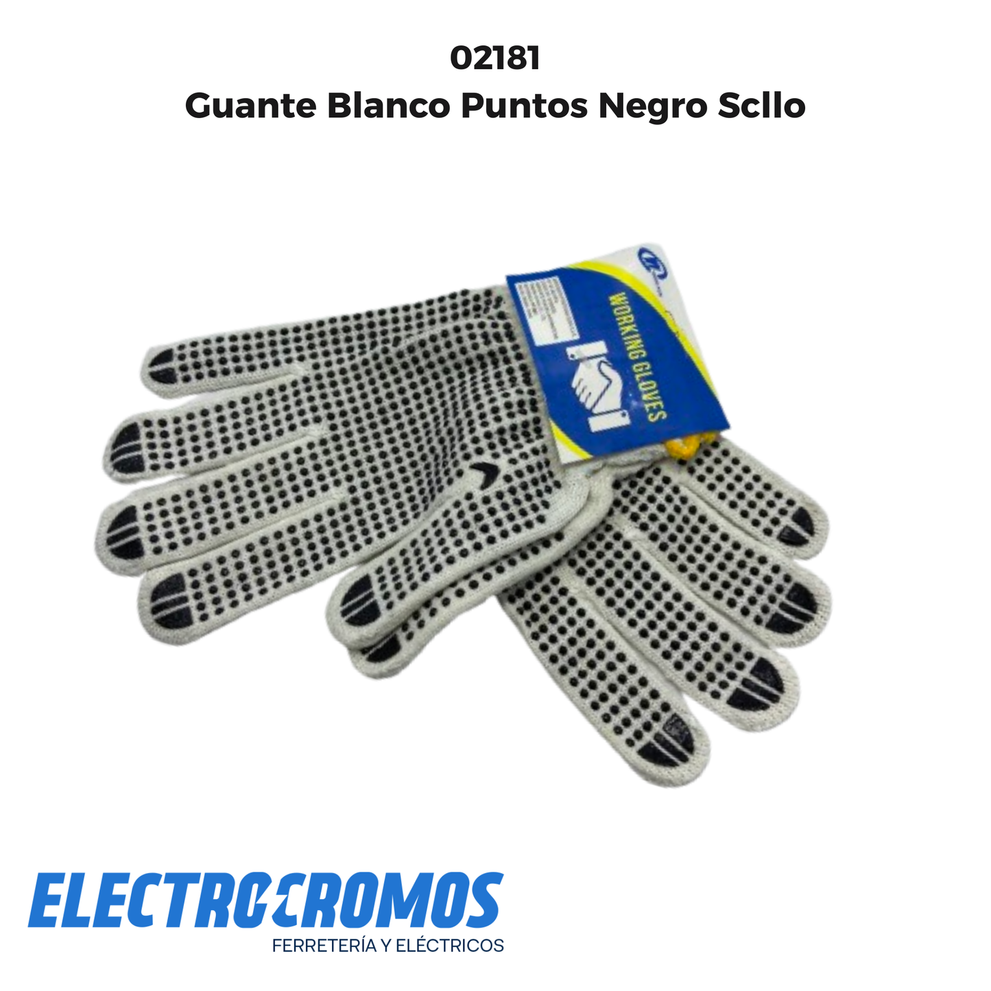 Guante Blanco Puntos Negro Scllo Yosef