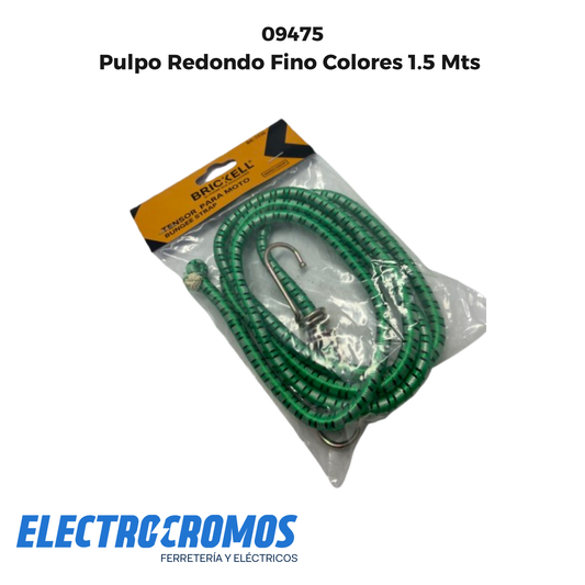 Pulpo Redondo Fino Colores 1.5 Mts