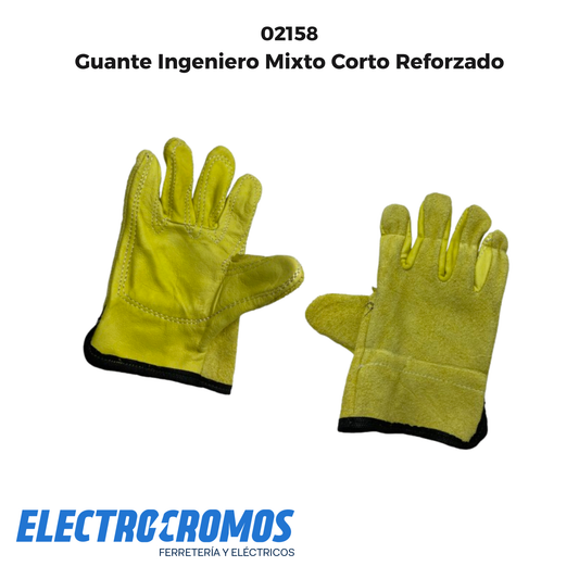 Guante Ingeniero Mixto Corto Reforzado