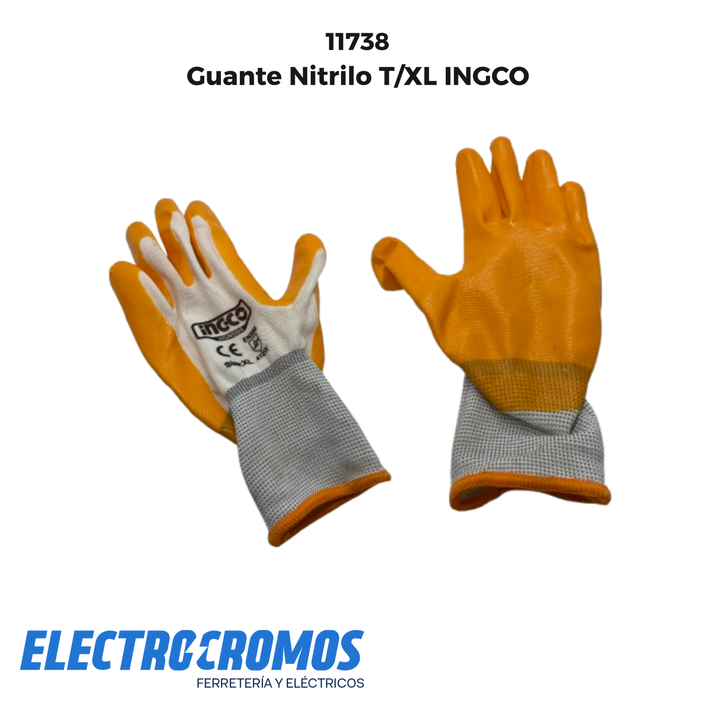 Guante Nitrilo T/XL INGCO